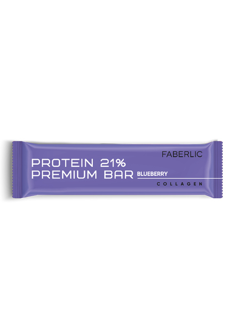 Батончик глазированный Protein Premium Bar со вкусом черники