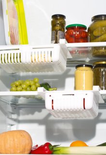 Раздвижной контейнер в холодильник