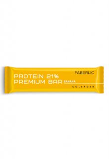 Батончик глазированный Protein Premium Bar со вкусом банана
